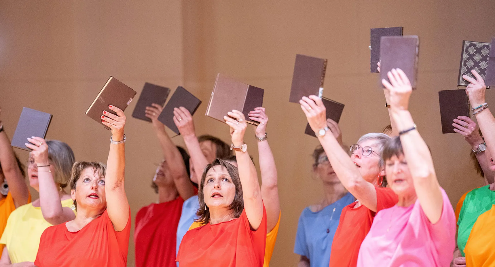 Chorale avec bouquin