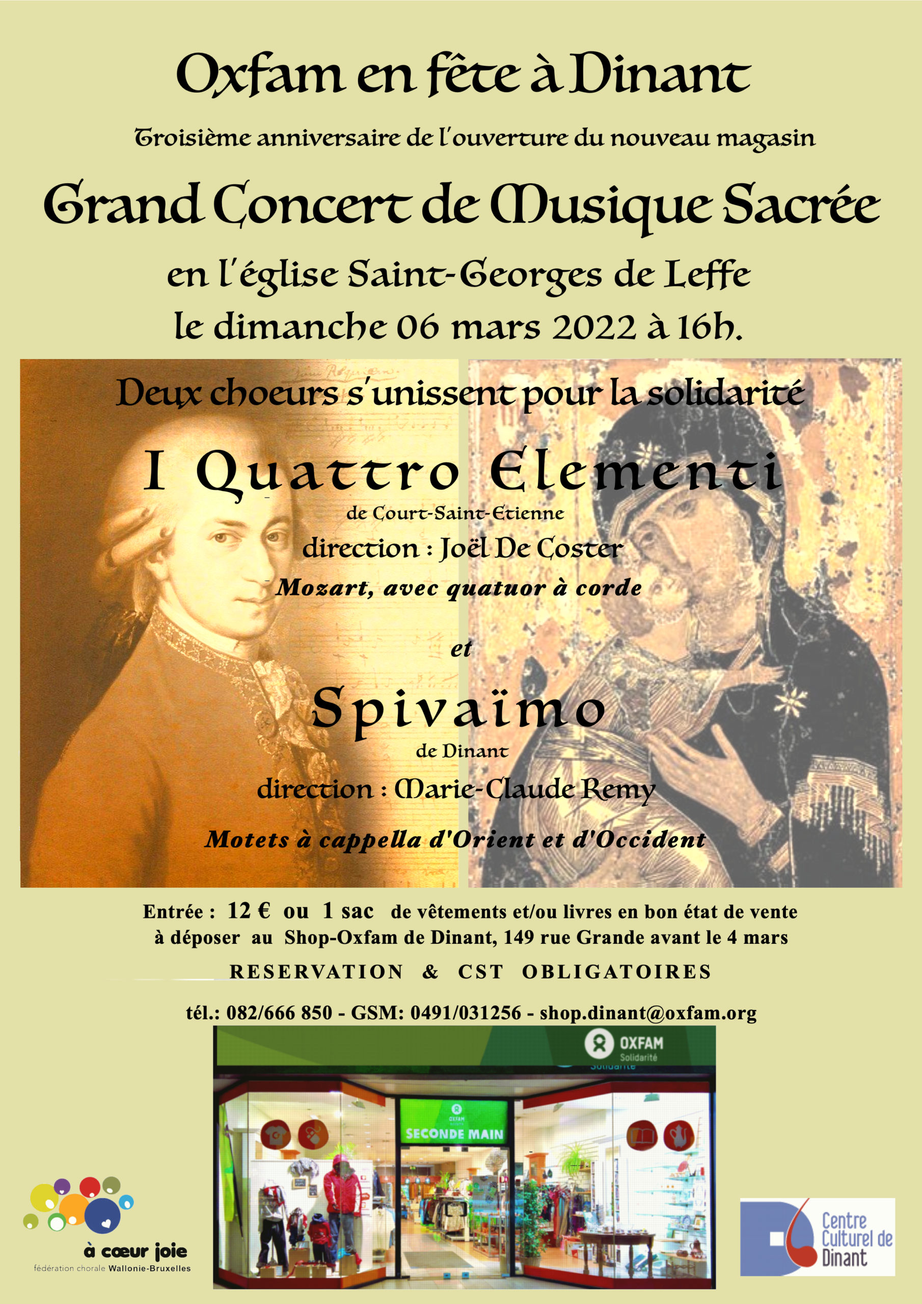 Concert de Musique Sacrée à Dinant